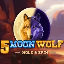 5 Moon Wolf casino game by Apparat Gaming – featured logo at AllySpin Casino
