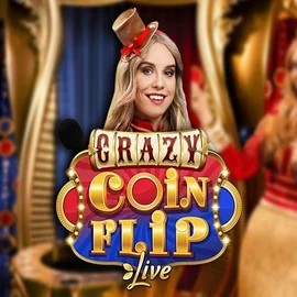 Crazy Coin Flip slot icon by Evolution, available at AllySpin Casino