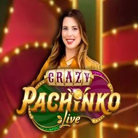 Crazy Pachinko logo – Live Casino by Evolution at AllySpin Casino