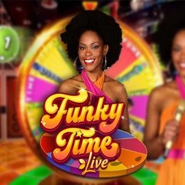 Funky Time logo by Evolution at AllySpin Casino