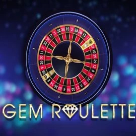 Gem Roulette online game logo by iSoftBet on allyspins.net.pl
