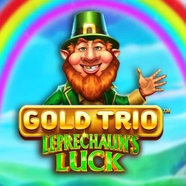 Gold Trio Leprechaun's Luck by Playtech, showcased at allyspins.net.pl – game logo