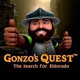 Gonzo's Quest logo by NetEnt AllySpin Casino