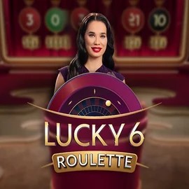 Official Live Casino logo: Lucky 6 Roulette by Pragmatic Play at AllySpin Casino